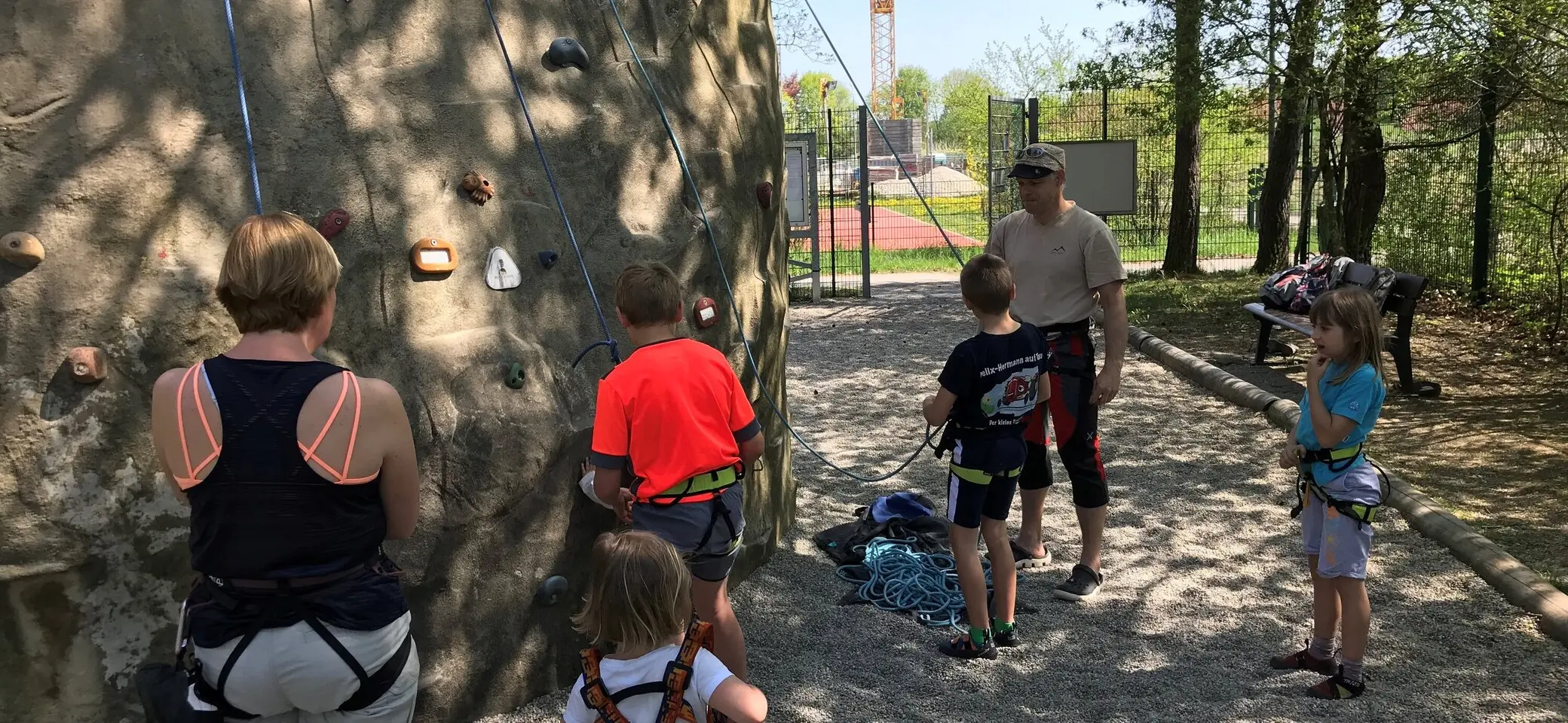 Familiengruppe Klettern | © DAV Sektion Haar