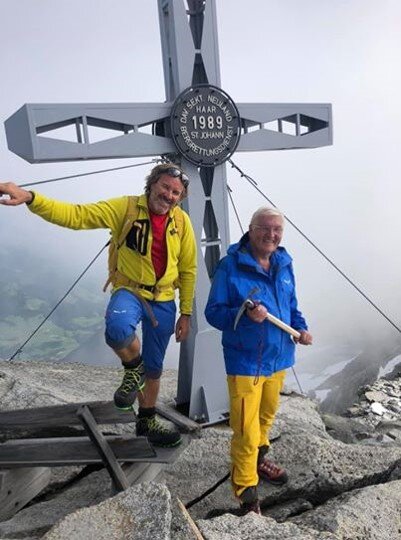 Bundespräsident auf Floitenspitze | © DAV Sektion Haar Bundespräsident auf Floitenspitze | © DAV Sektion Haar